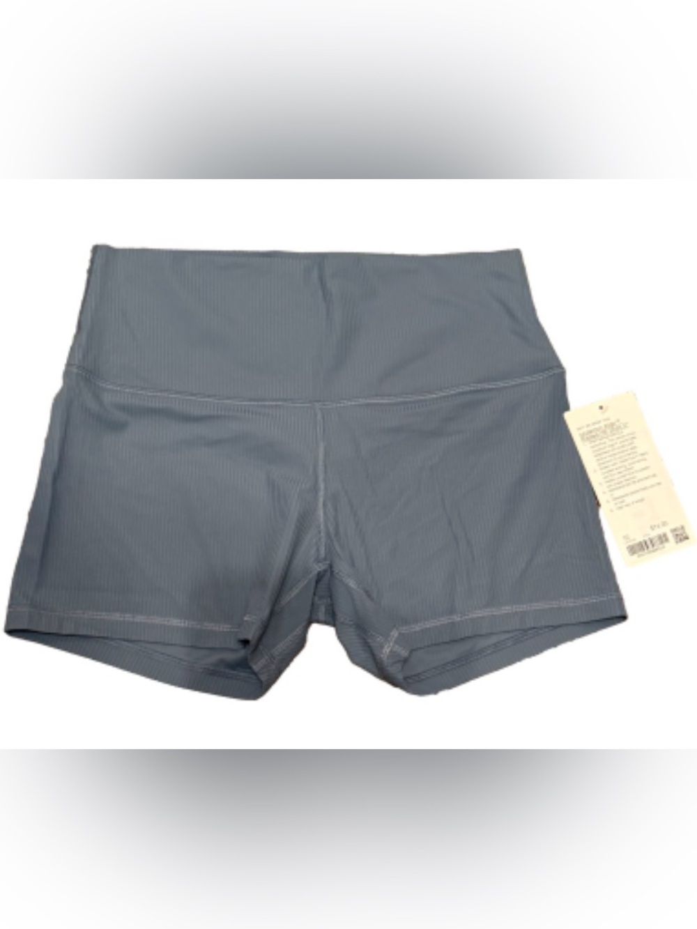 Lululemon Align ™ Ribbed HR Short 4" Steel Blue